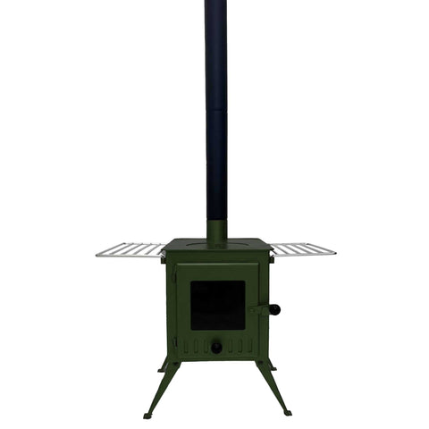 Firebox Vista Eco Burn Large Window Portable Wood Stove | 3.5kw 12kg