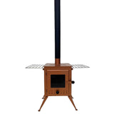 Firebox Vista Eco Burn Large Window Portable Wood Stove | 3.5kw 12kg