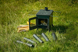Firebox Vista Eco Burn Large Window Portable Wood Stove | 3.5kw 12kg