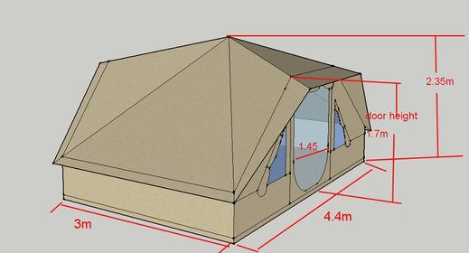 DubPod Roamer - 3m x 4.4m Camper Tent