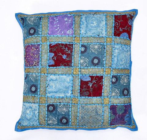 Large Indian Patchwork Cushion Cover